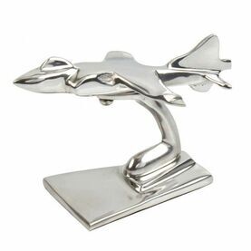 Aluminium Sea Harrier Sculpture