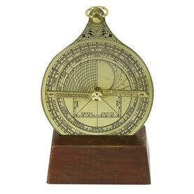 Nauticalia Astrolabe with Wooden Stand