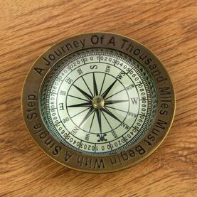 Journey of a Thousand Miles Compass