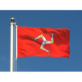 Meridian Zero Isle of Man Nautical Flag - 30 x 45cm