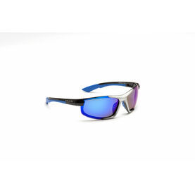 Maritime Sunglasses - Blue Lens, Blue, Black & Grey Frame