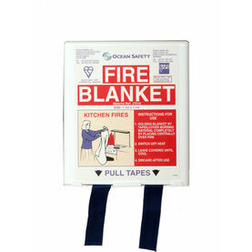 Ocean Safety Compact Fire Blanket - 1.1m x 1.1m