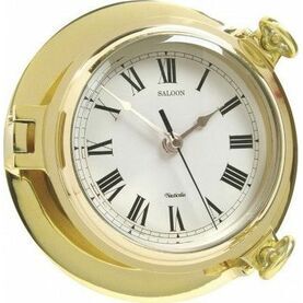 Nauticalia Classic Brass Saloon Clock