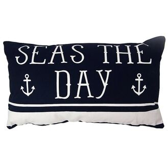 Nauticalia Rectangular 'Seas The Day' Cushion