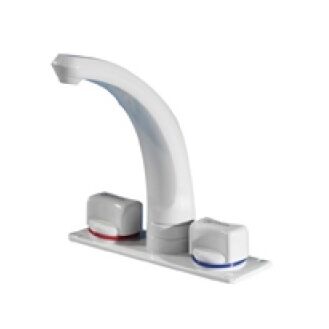 Whale Mixer Tap Long Outlet White