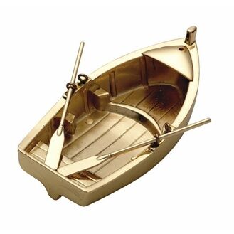 Brass Rowing Boat Tealight