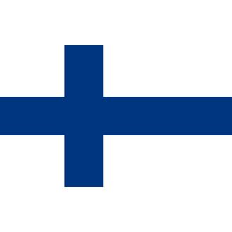 Meridian Zero Finland Courtesy Flag - 30 x 45cm