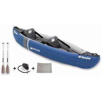 Sevylor Inflatable Kayak 2 Person Adventure Kit