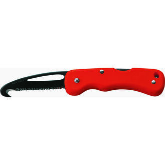 Meridian Zero Locking Red Rescue Knife with Hook Cutter