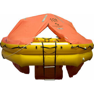 Ocean Safety UltraLite 10 Person Valise Liferaft