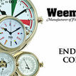 Weems & Plath Endurance II 105 Quartz Clock (Chrome and Brass) additional 3