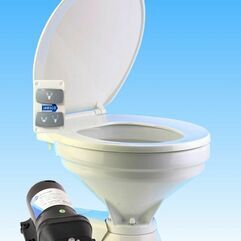 Jabsco Quiet Flush Regular 12V Electric Sea or River Water Flush Toilet Spares - 37245-1092
