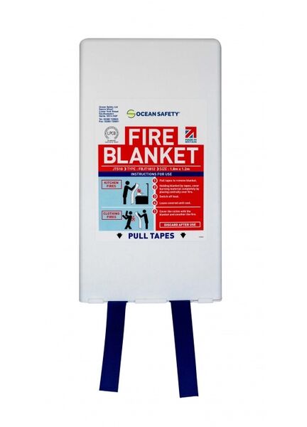 Ocean Safety Fire Blanket Slim Pack MCA 1.8mt x 1.2mt