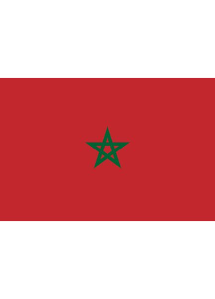 Meridian Zero Morocco Courtesy Flag - 30 x 45cm
