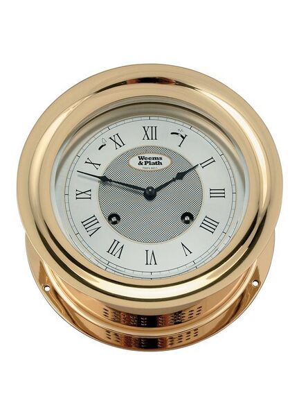 Weems & Plath Anniversary Brass Series- Barometer/Ships Bell Clock & 8 Day Wind Clock