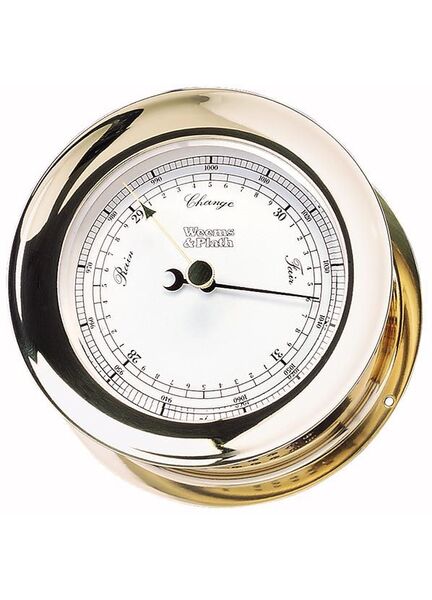 Weems & Plath Brass Atlantis Barometer