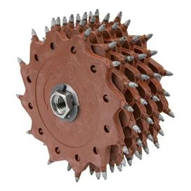 Tercoo 8 Multi Disc Set with Hexagonal Shaft for Fein Rotator