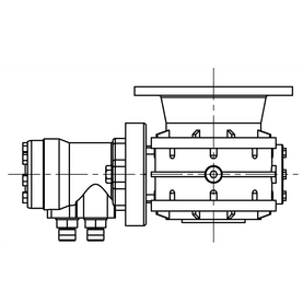 Lewmar V6 Hydraulic Motor Gearbox
