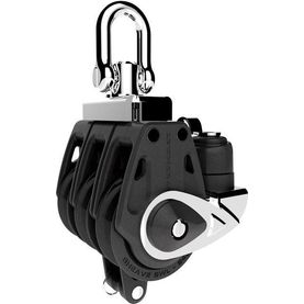 Lewmar 30mm Control Triple Block With Becket &amp; Cleat