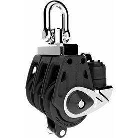 Lewmar 40mm Control Triple Block With Becket & Cleat