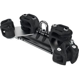 Lewmar Size 1 TB Car With Shackle, 2 Double CL Sheaves &amp; Cam