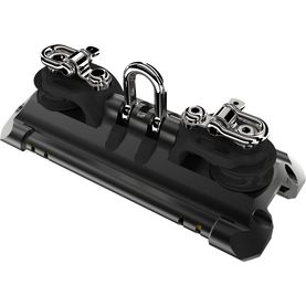 Lewmar Size 1 TB Car With Shackle, Single Control Line Sheaves &amp; Beckets