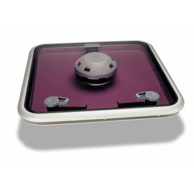 Lewmar Size 44 Low Profile Hatch with Vent (Grey Acrylic Silver Frame)