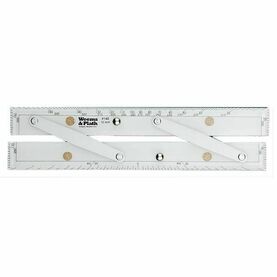 Weems & Plath Aluminium Arm Nautical Chart Parallel Ruler - 12 Inches