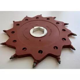 Tercoo Spare Disc 15 Degree Offset on Hexagon Shaft