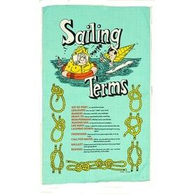 Sailing Galley Cloth Tea Towel