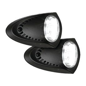 Attwood LED Small Docking Light - Black Powder - 6523BK1