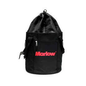 Marlow Black Drawstring Tote Bag