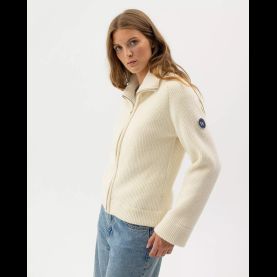 Holebrook Women's Essie Whisper White Fullzip Windproof Jacket