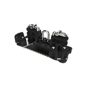 Lewmar HTX TB Car with Shackle, Double Control Sheaves, Beckett and Cleat (Size 2)