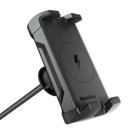 Aqua Amp Vertical Clamping Surface Mounted Waterproof Wireless Phone Charger 15W Qi2 - 500 Series