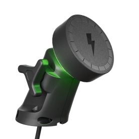 Aqua Amp Minimal LED Ball Joint Arm Mounted Waterproof Wireless Phone Charger - 15W Qi2 - 600 Series