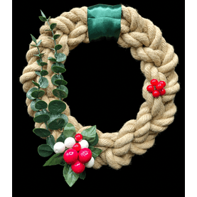 Handmade Nautically Themed Christmas Wreaths