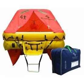 Ocean Safety Ocean ISO 4 Person Liferaft - Valise >24 Hr Pack