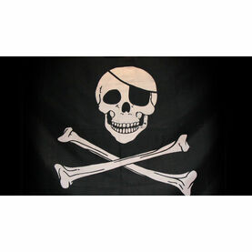 Nauticalia Pirate Jolly Roger Flag - 45 x 30cm
