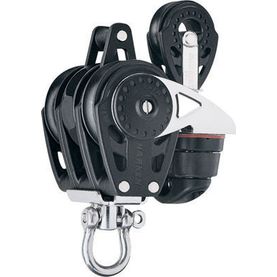 Harken 40 mm Triple Ratchet Block Swivel, Becket, Cam Cleat, 29mm Block