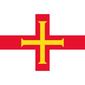Meridian Zero Guernsey Courtesy Flag  - 30 x 45cm