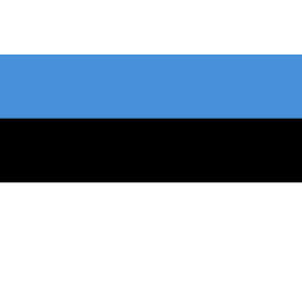 Meridian Zero Estonia Courtesy Flag - 30 x 45cm