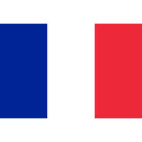 Meridian Zero France Courtesy Flag - 30 x 45cm