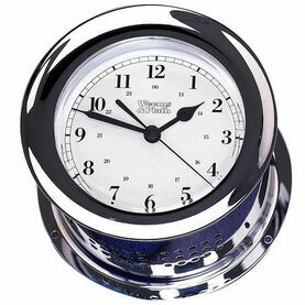 Weems & Plath Chrome Plated Atlantis Quartz Clock
