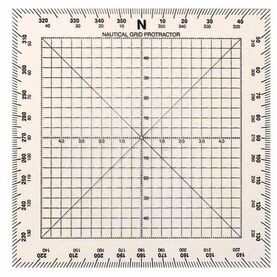 Weems & Plath Chart Plotting 5&#34; Square Protractor