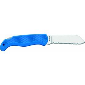 Meridian Zero Blue Serrated Locking Pocket Knife