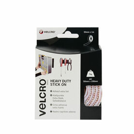 Stick-on Heavy Duty Velcro 5cm x 1m roll