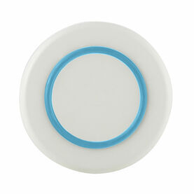Sorona Non-Slip Unbreakable Plate - White & Vivid Blue