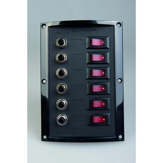 Talamex Switch Panel Circ.Br.Black