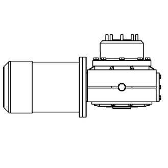 Lewmar V4/5 C4/5 Hydraulic Motor Gearbox